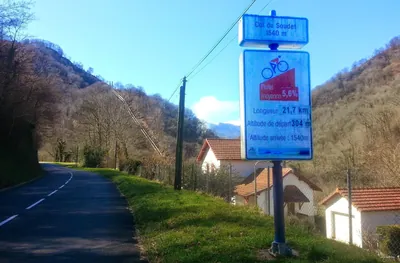 Le col de La Pierre-Saint-Martin depuis Licq-Atherey