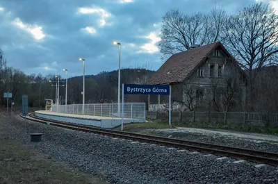 Bystrzyca Górna - Bystrzyca Górna rozwidlenie