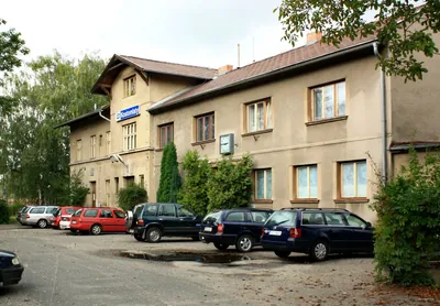Kostomlaty - odbočka k žst.