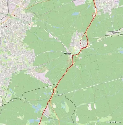 Planowana Velostrada nr 3 Katowice - Tychy