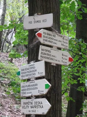 odbočka k vyhlídce Šikmá věž