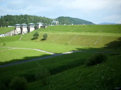 Czerwona ścieżka spacerowa