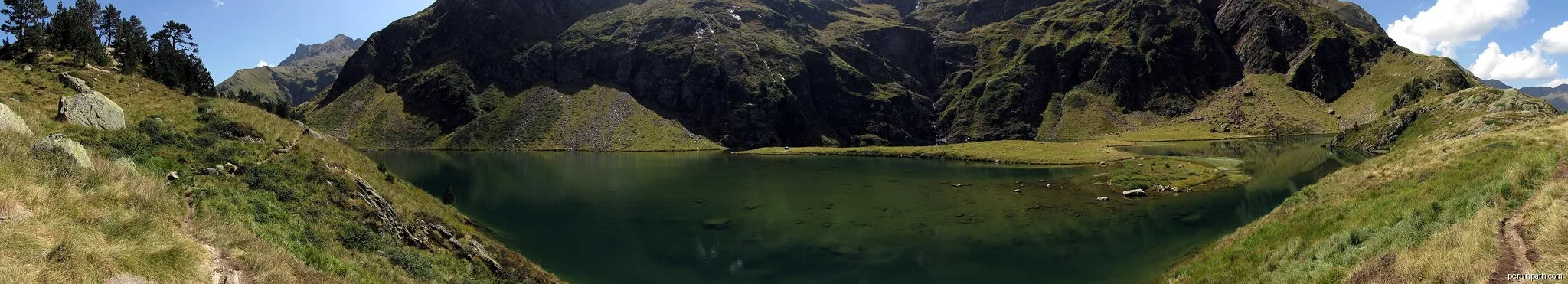 Lac Vert, Boucle par l'Est