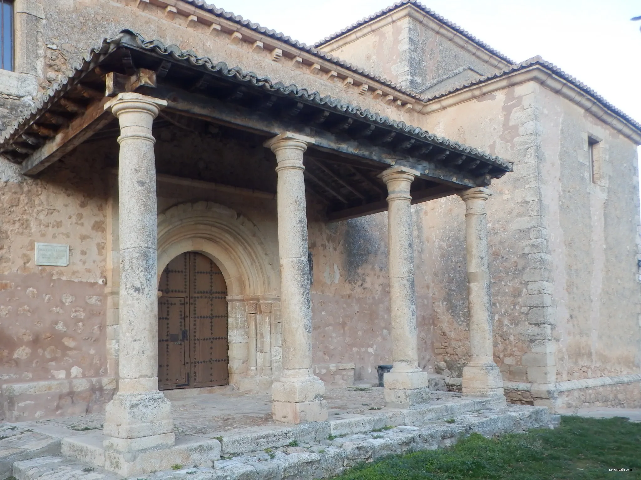 Camino de Santiago de la Lana.Senderista
