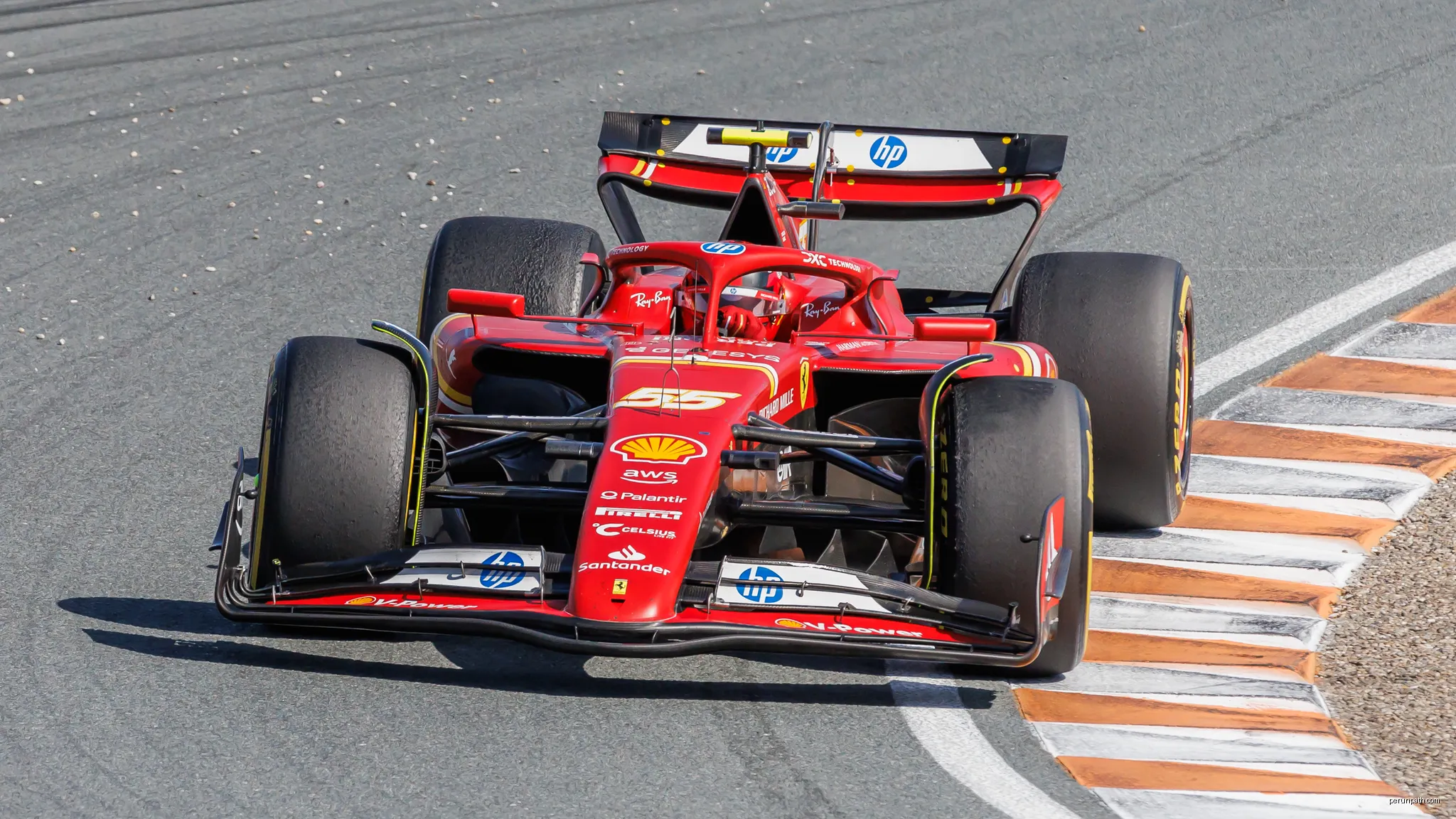 Motorsport, Formel 1, Großer Preis der Niederlande 2024: Carlos Sainz jr. (ESP, Scuderia Ferrari) | Autor: Steffen Prößdorf | Licencja: CC BY-SA 4.0 | Źródło: Wikimedia Commons