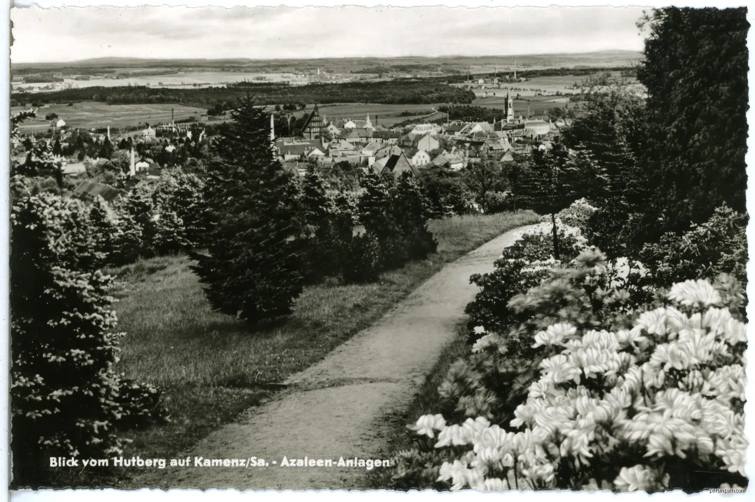 Kamenz; Blick vom Hutberg auf Kamenz | Autor: Brück &amp; Sohn Kunstverlag Meißen | Licencja: CC BY-SA 3.0 | Źródło: Wikimedia Commons