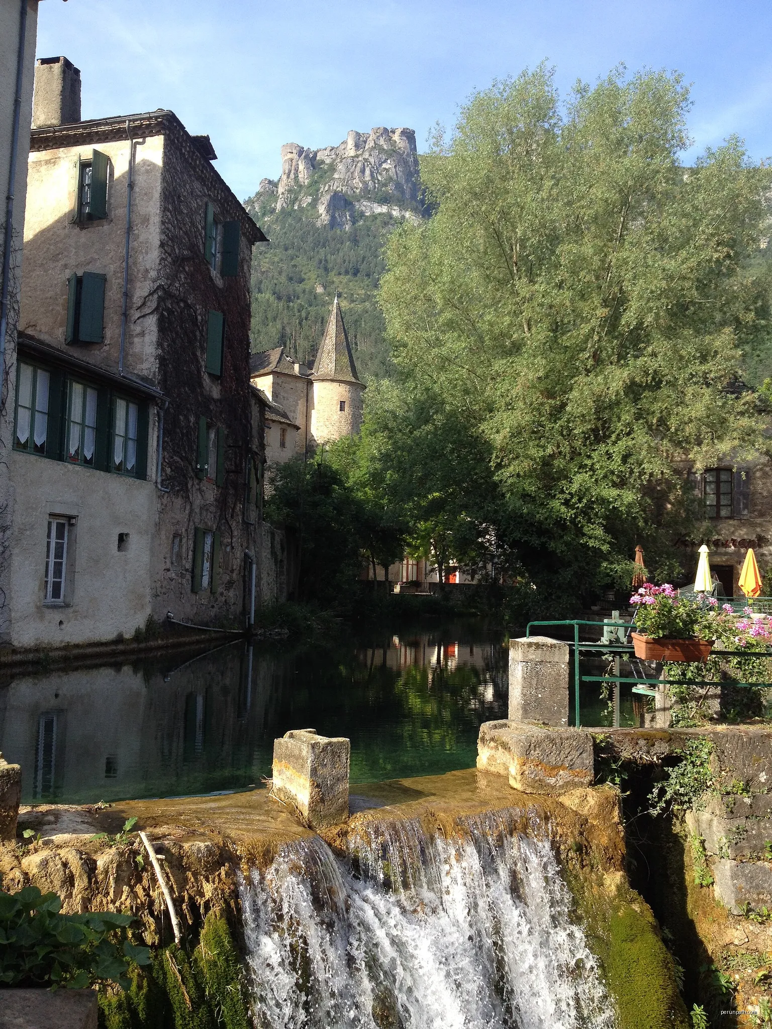 Florac, une source dans la ville