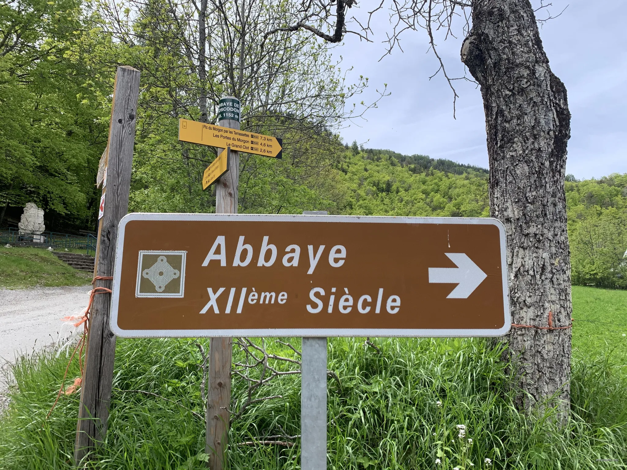 Abbaye de Boscodon - Clôt Napoléon et Clôt Mélèze