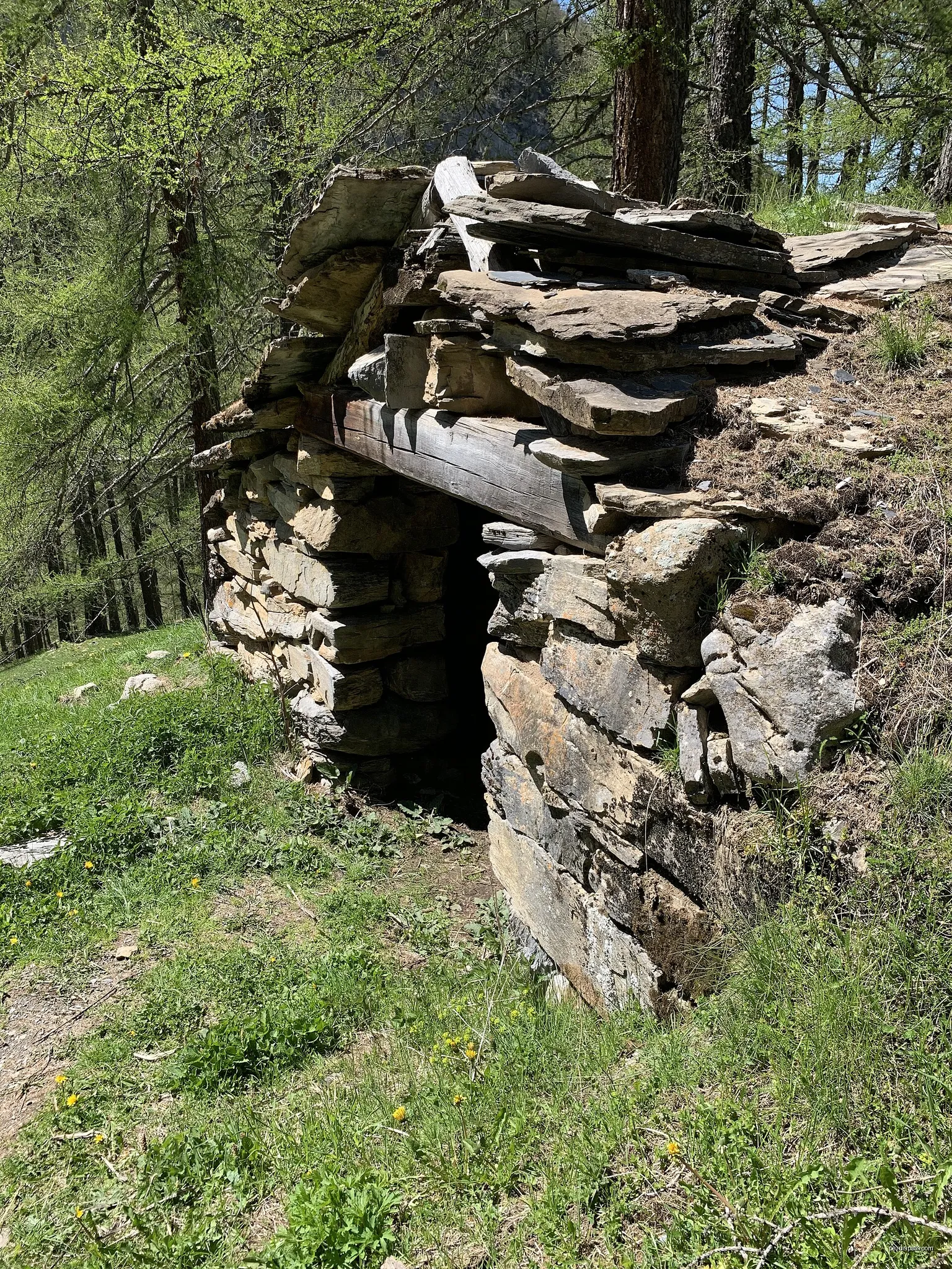 Pont du Pré-Lapierre - Pra Paisset Cabane Gautier