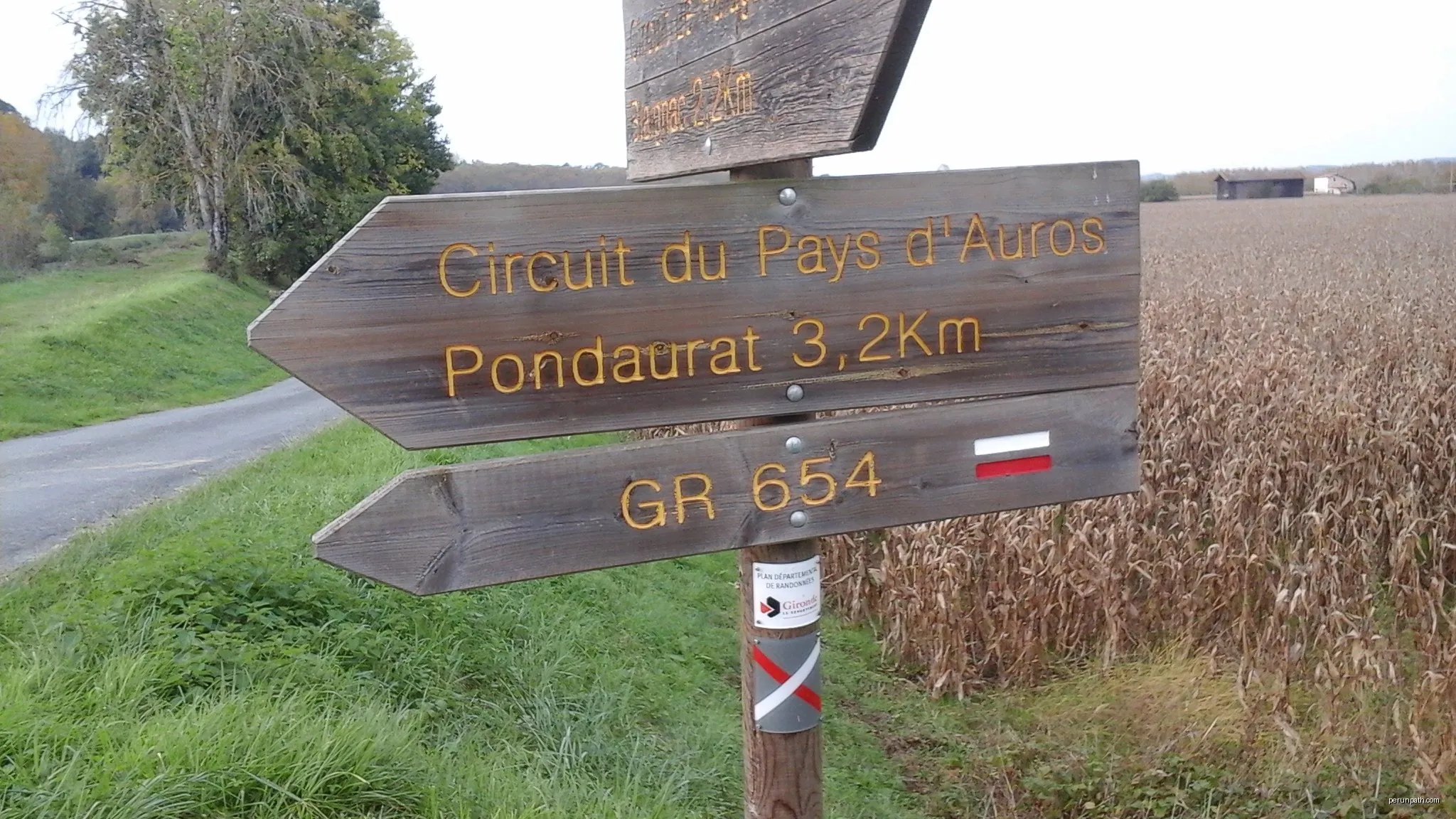 Pays d'Auros : Bassanne - Auros - Cazats : circuit départemental