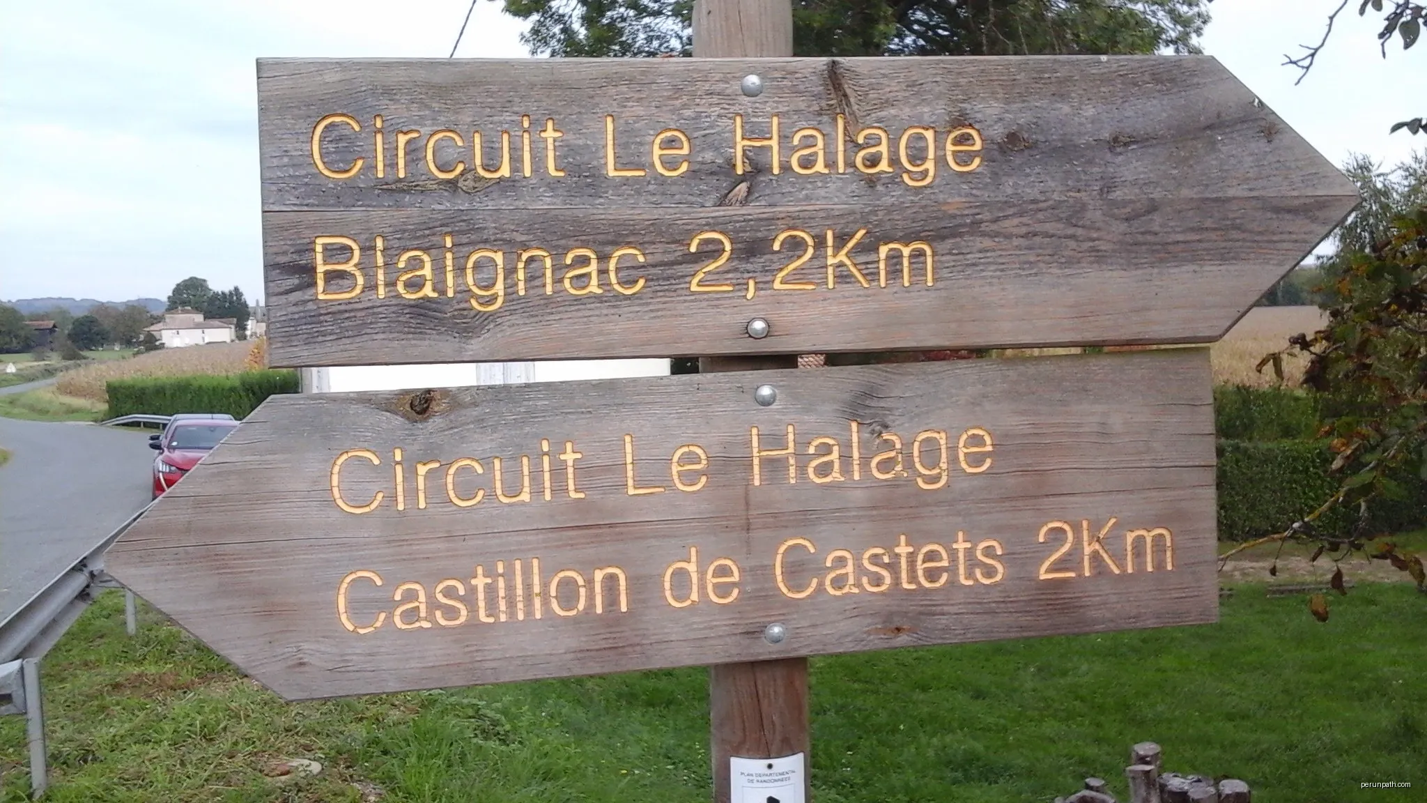 Pays d'Auros : Bassanne - Auros - Cazats : circuit départemental