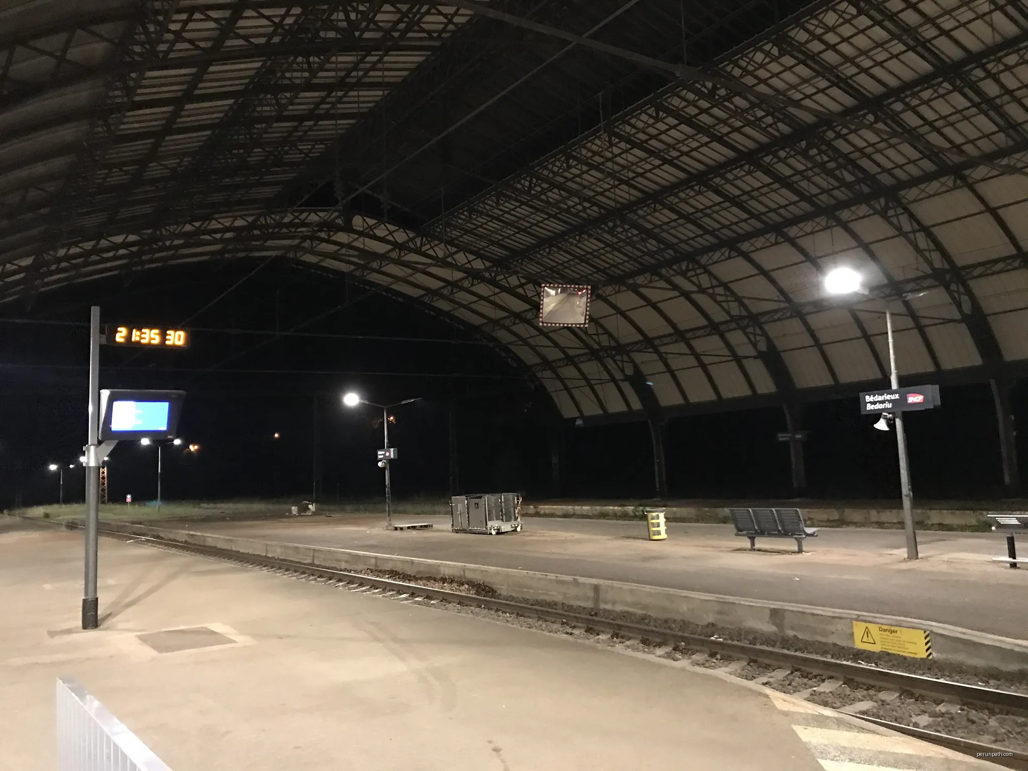 Bédarieux - quai de la gare | Autor: AirScott | Licencja: CC BY-SA 4.0 | Źródło: Wikimedia Commons