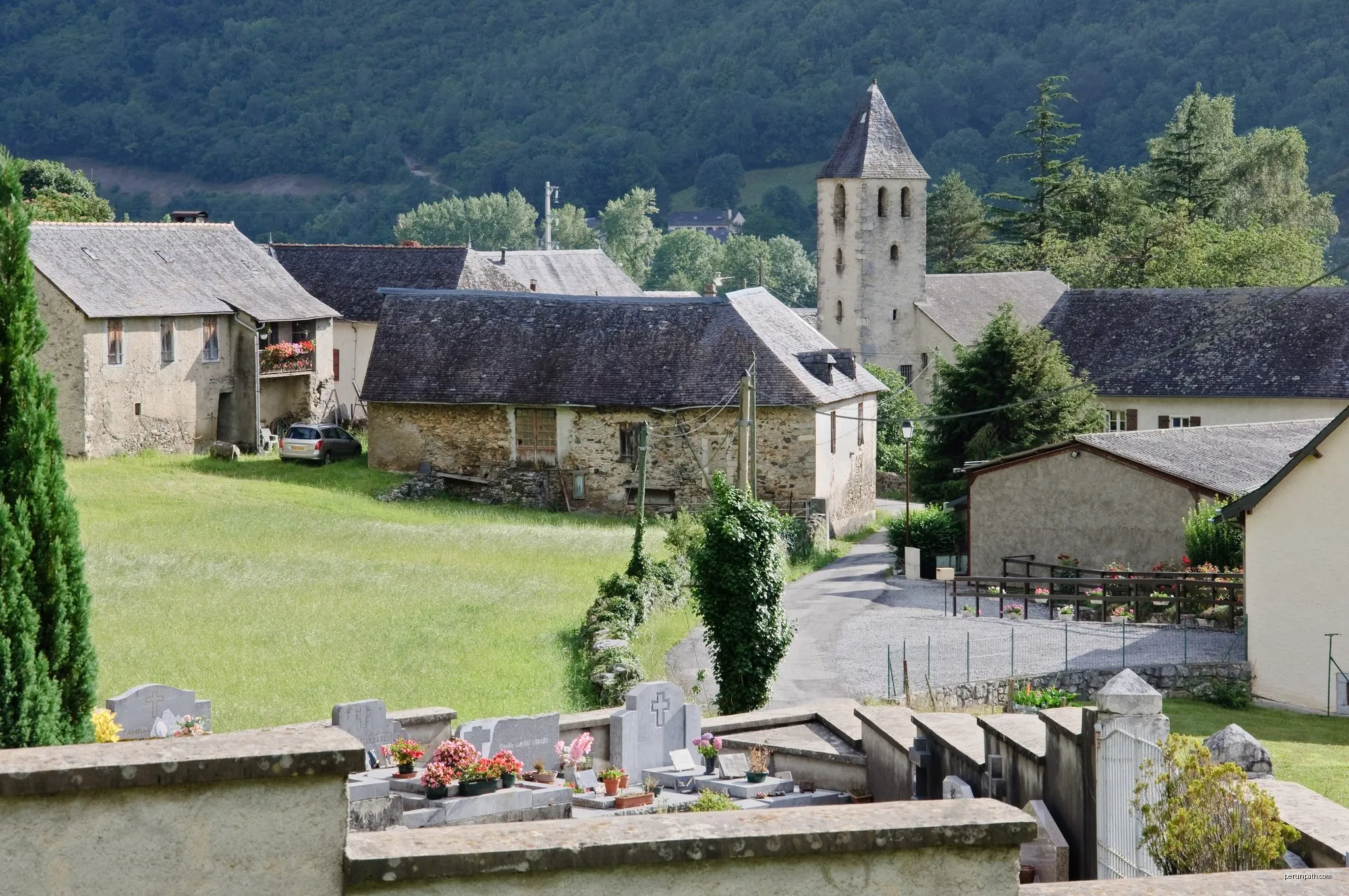 Bielle (voie verte) à Geteu