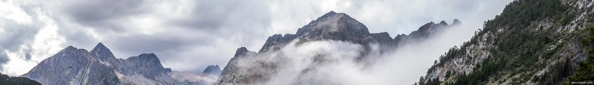esquí de montaña: aproximación Refugio la Renclusa invernal