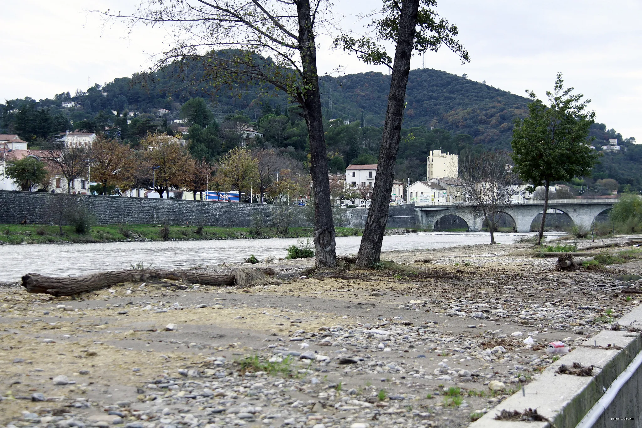 Les berges du Gardon