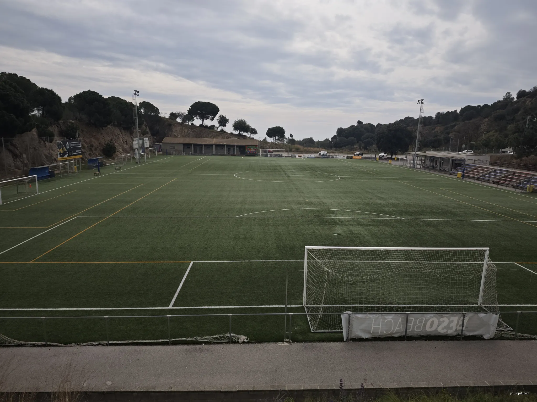 Camp de futbol de Tiana | Autor: Friviere | Licencja: CC BY-SA 3.0 | Źródło: Wikimedia Commons