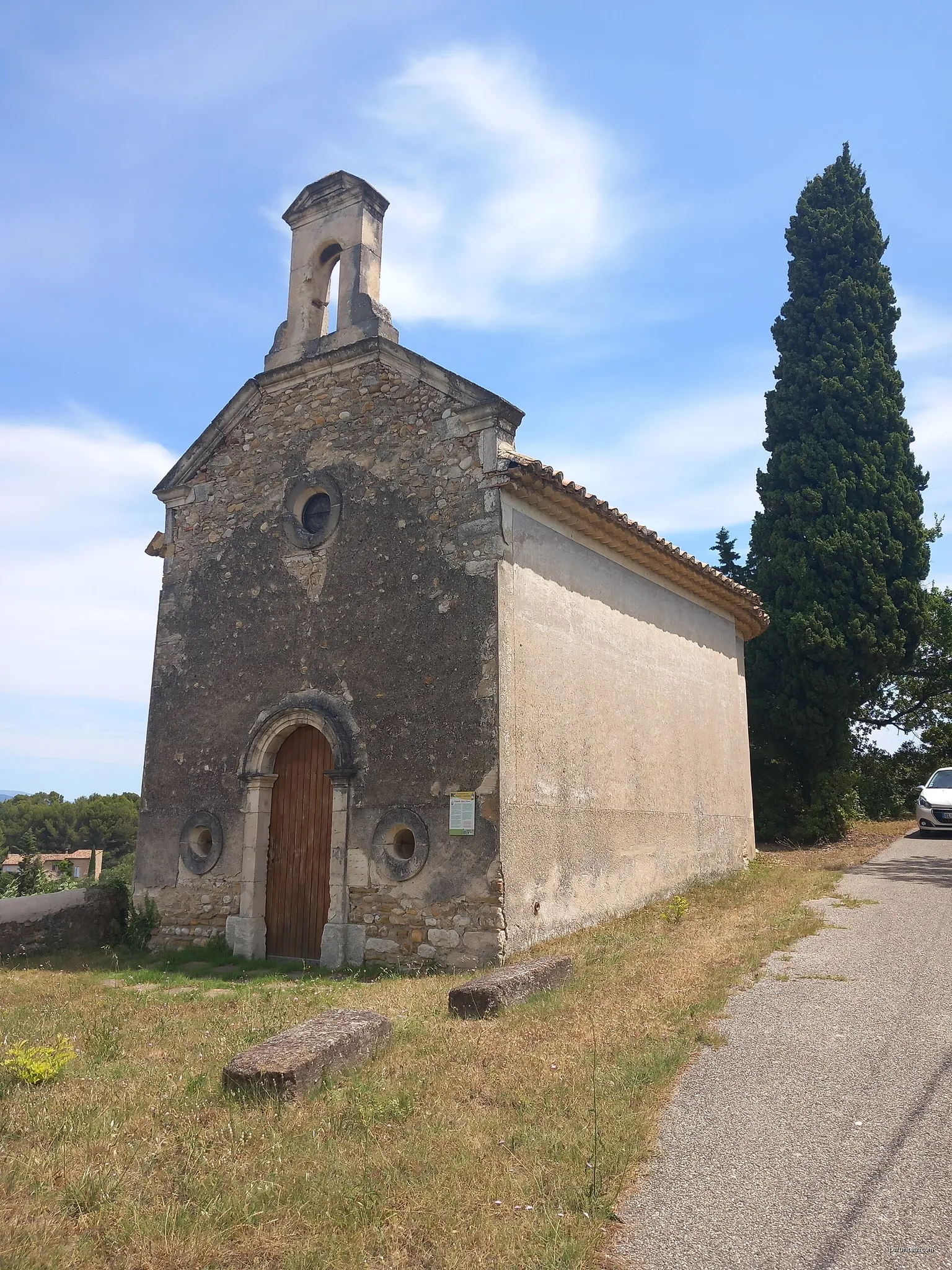Tour des Côtes-du-Rhône à vélo (variante liaison Nord-Est Puyméras-Vinsobres)