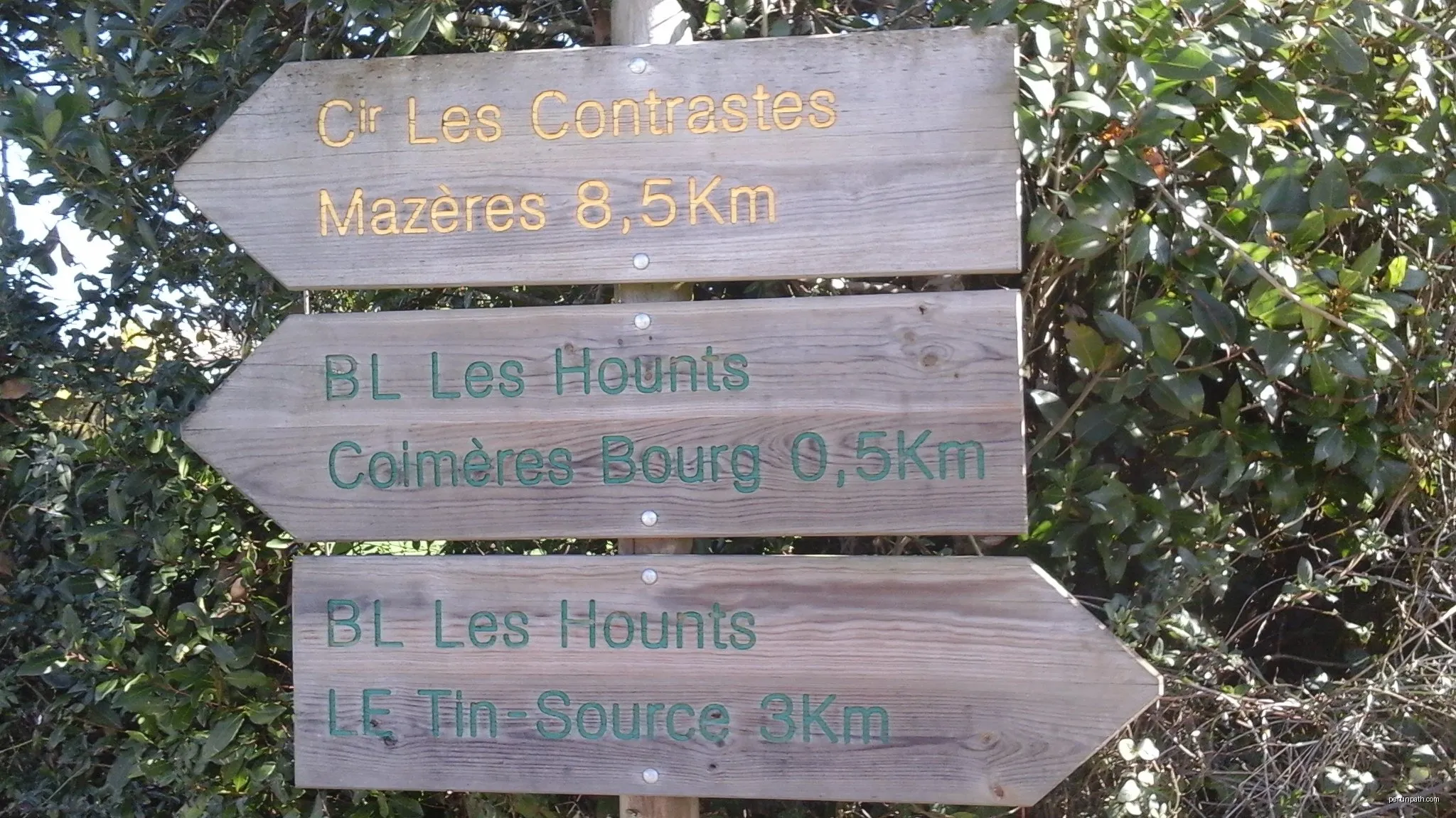 Les Hounts : boucle locale