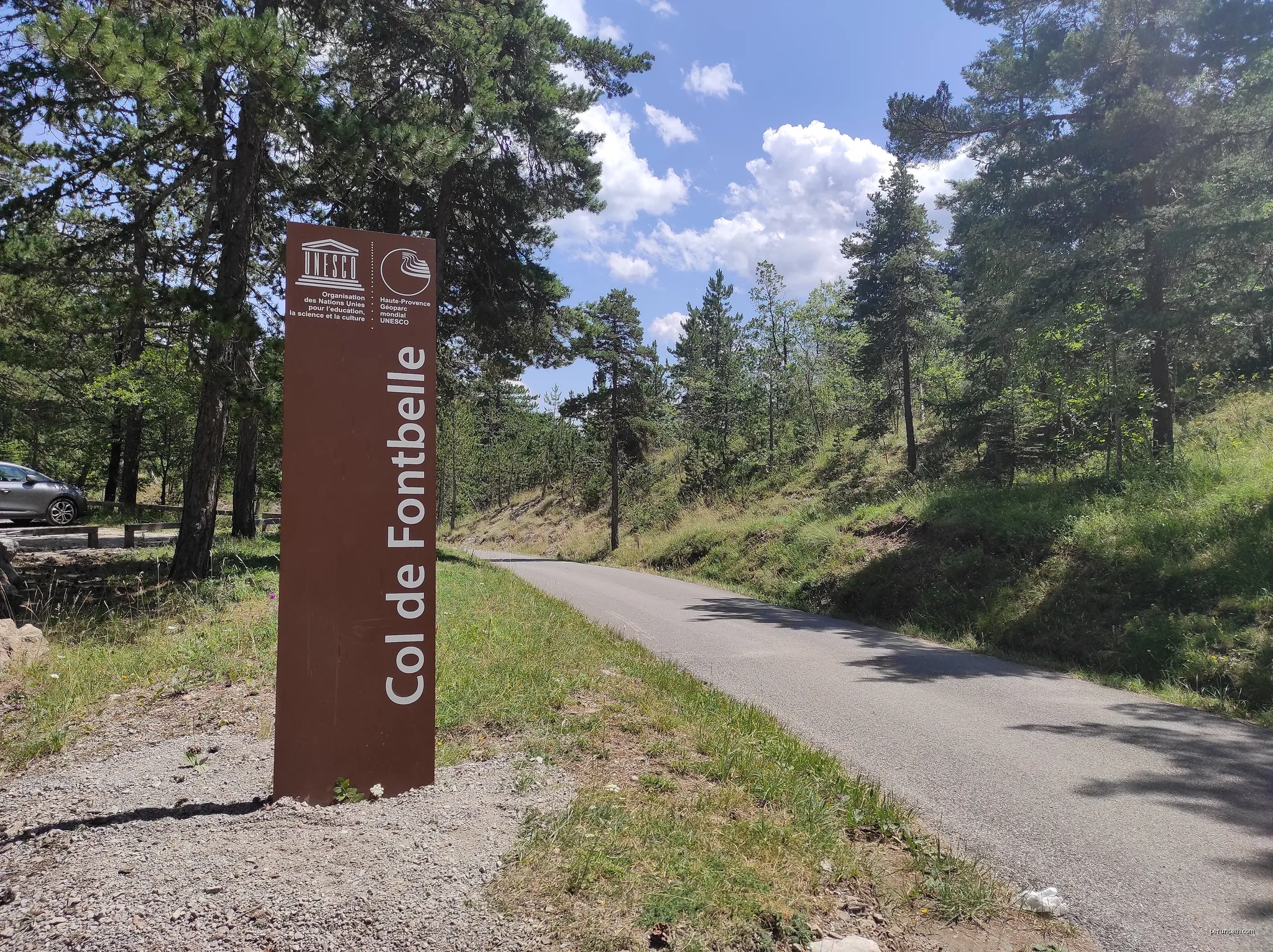 Col de Fontbelle (1304 m) depuis Sisteron