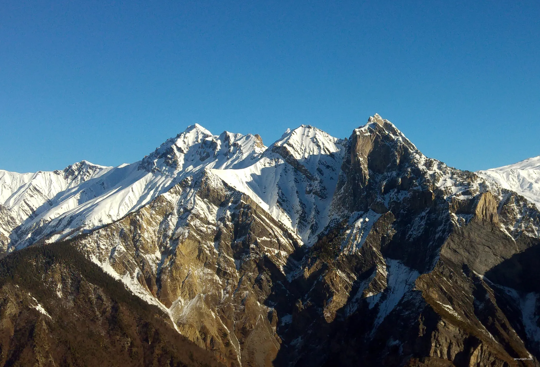 Croix d'Albiez en boucle