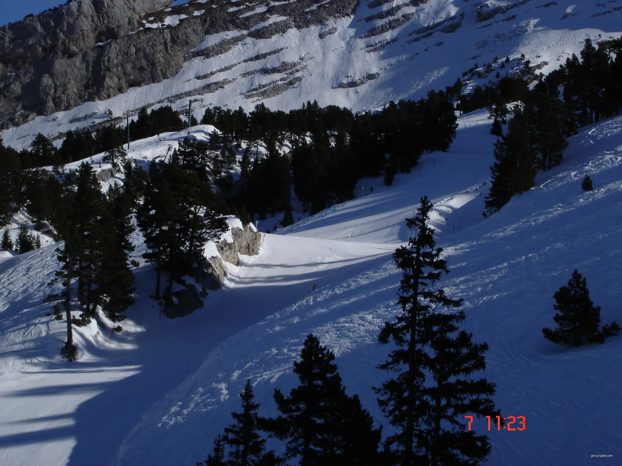 Piste bleue
