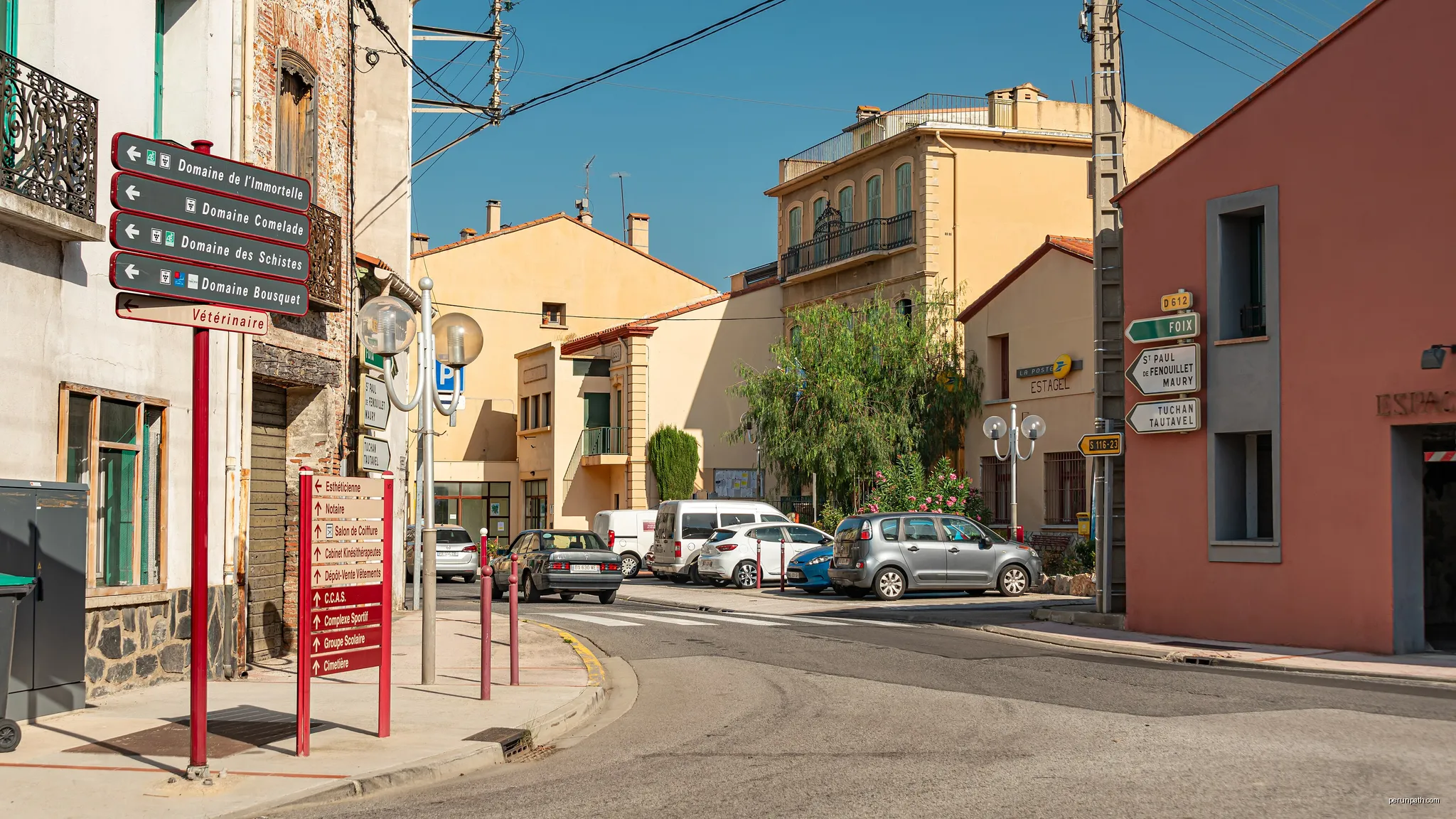 Itinéraire cyclable de Cases de Pène à Estagel