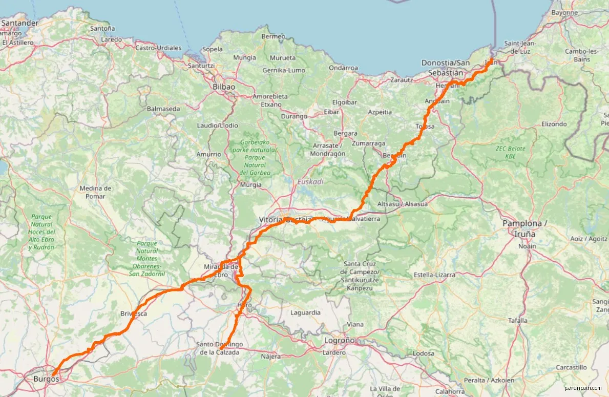 Camino de Santiago Vasco del Interior
