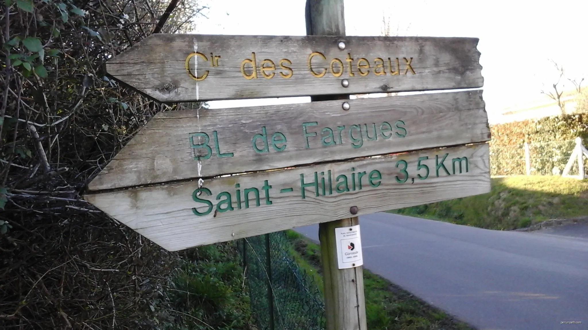 Fargues-Saint-Hilaire : boucle locale