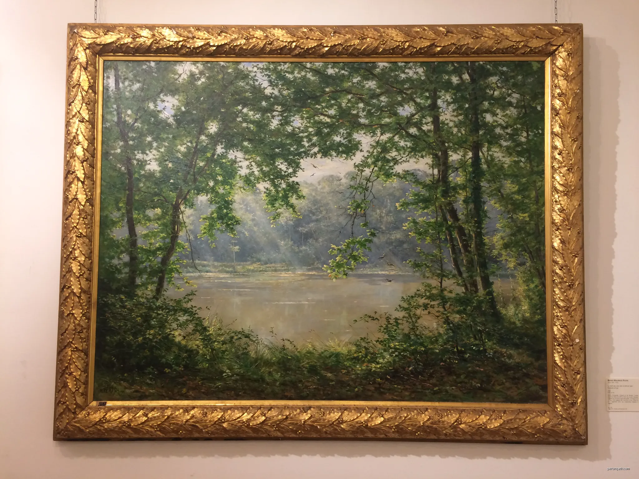 René-Maurice Fath, La mare aux canes dans la forêt de Saint-Germain-en-Laye, 1901, huile sur toile, Draguignan | Autor: Manet75 | Licencja: CC BY-SA 4.0 | Źródło: Wikimedia Commons