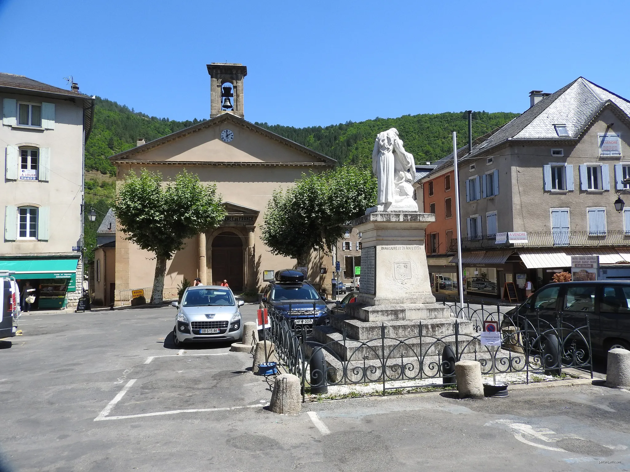 Florac, une source dans la ville