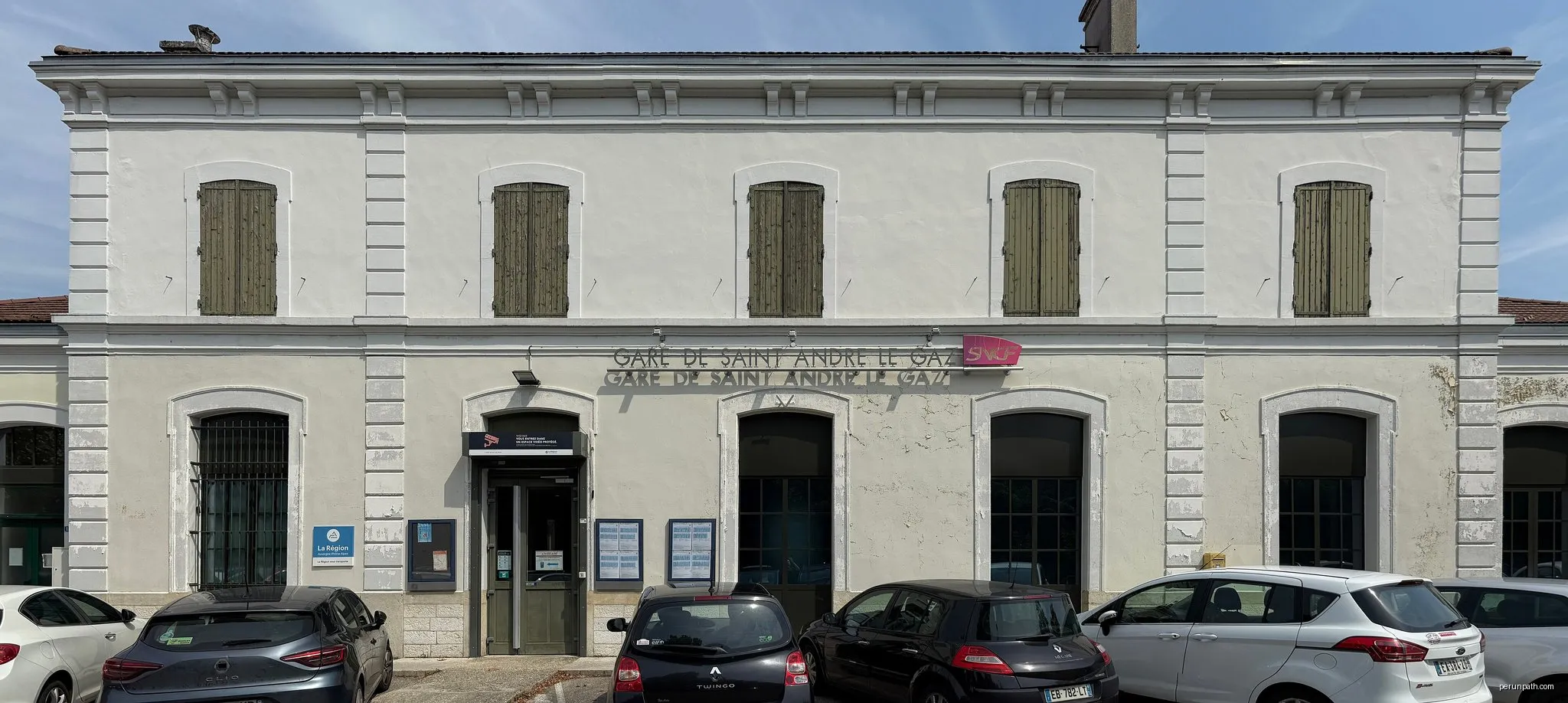 Liaison cyclotourisitque Via Rhôna / Gare SNCF de Saint André le Gaz