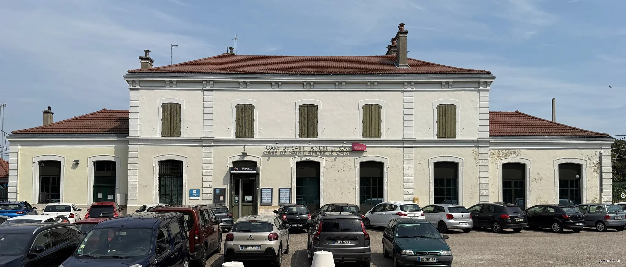Liaison cyclotourisitque Via Rhôna / Gare SNCF de Saint André le Gaz