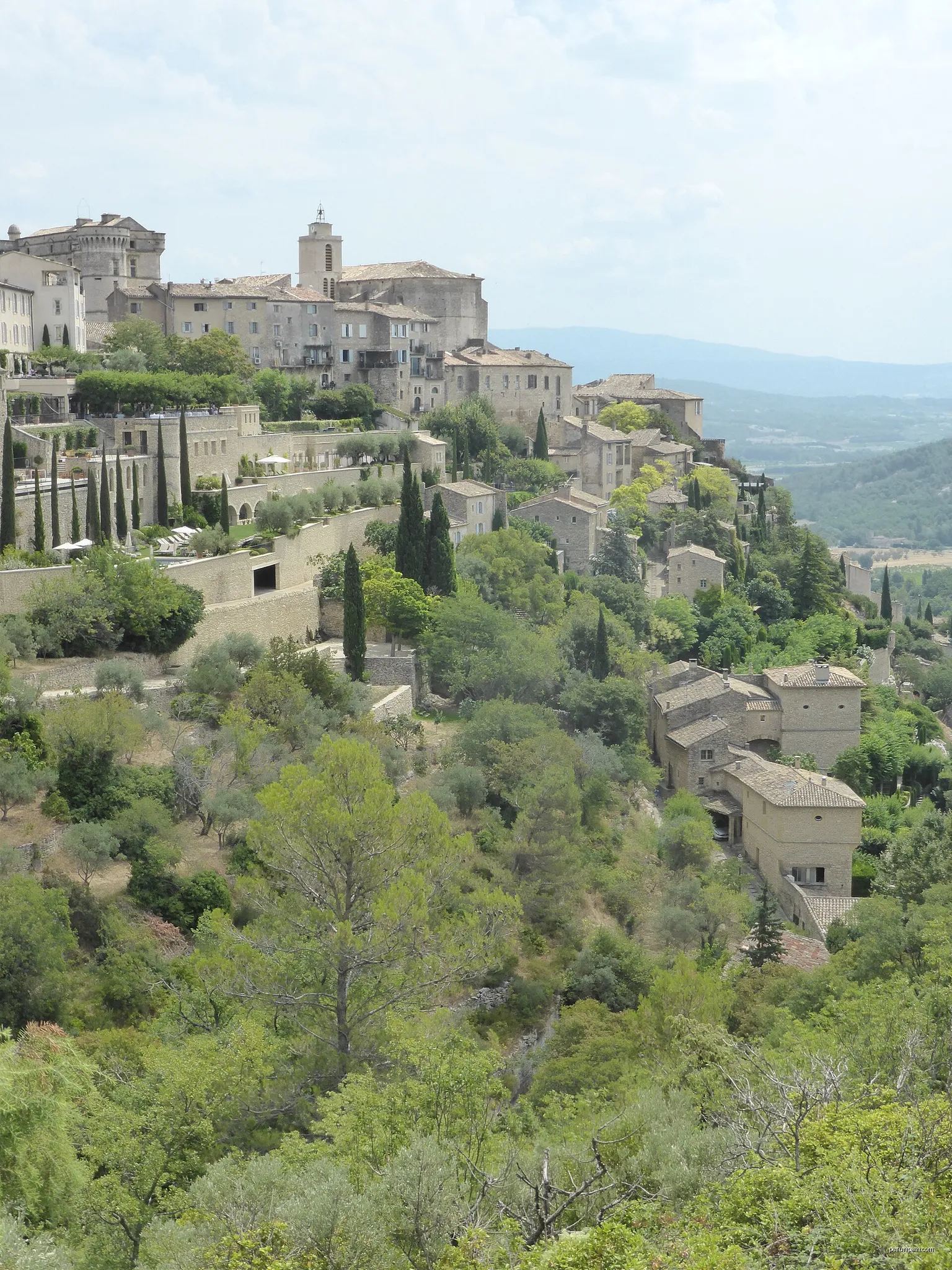 Gordes à vélo (laison Gordes - Joucas)