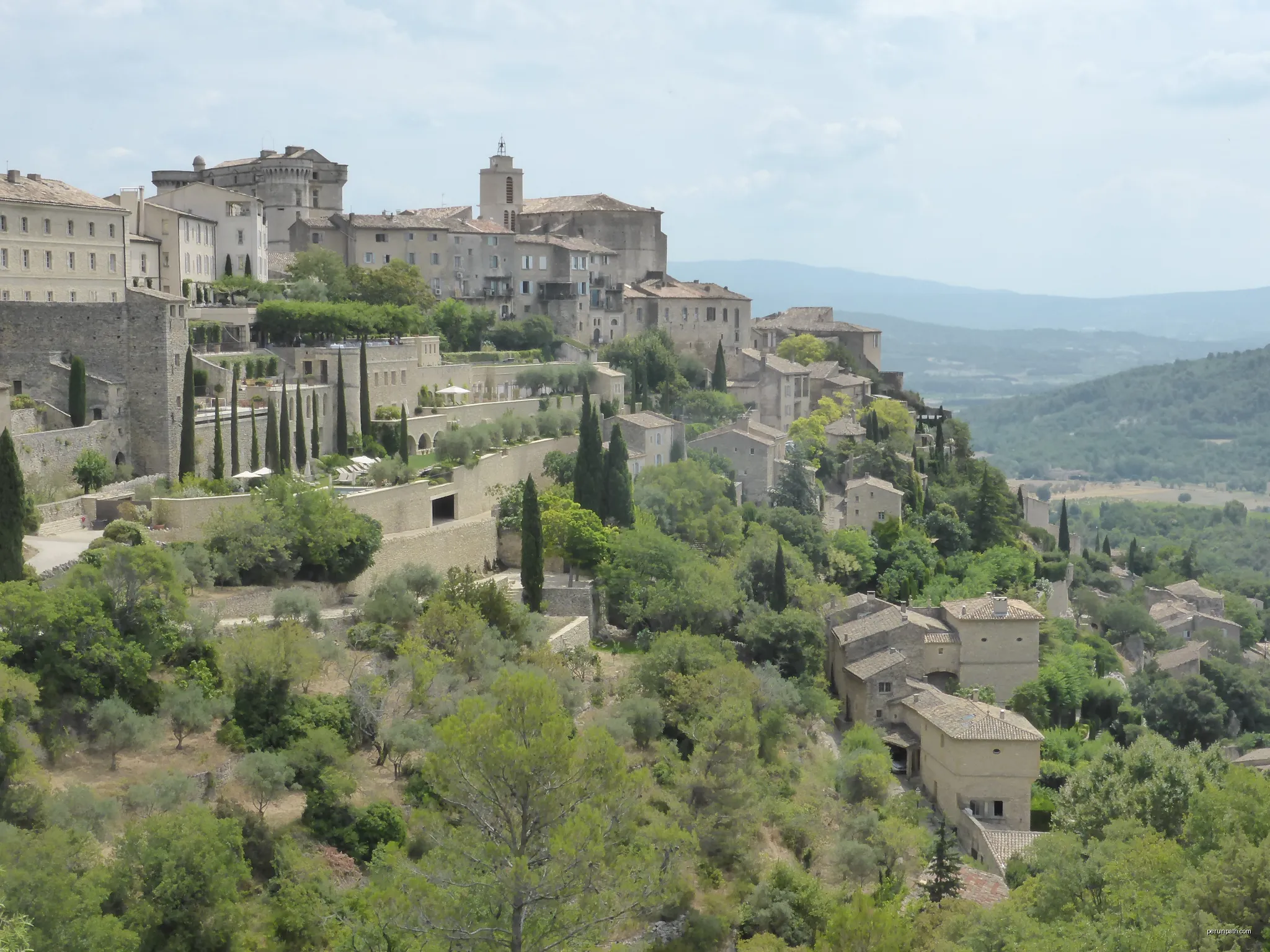 Gordes à vélo (laison Gordes - Joucas)