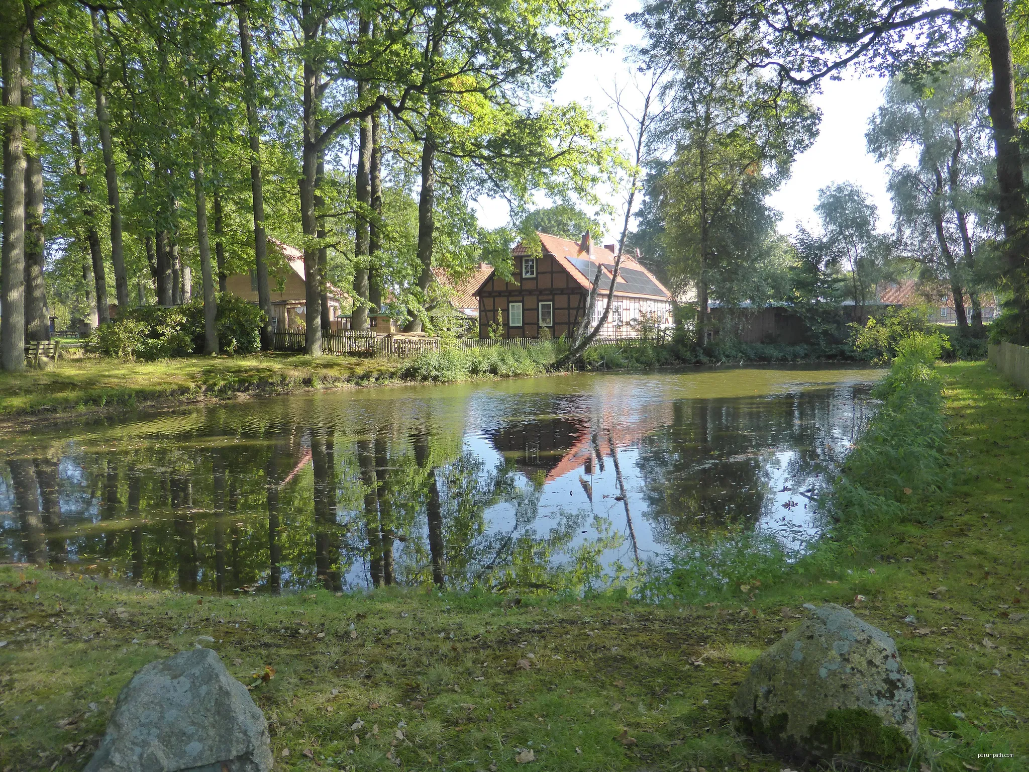 Teich in Hagen bei Sprakensehl. | Autor: Kirchenfan | Licencja: CC0 | Źródło: Wikimedia Commons
