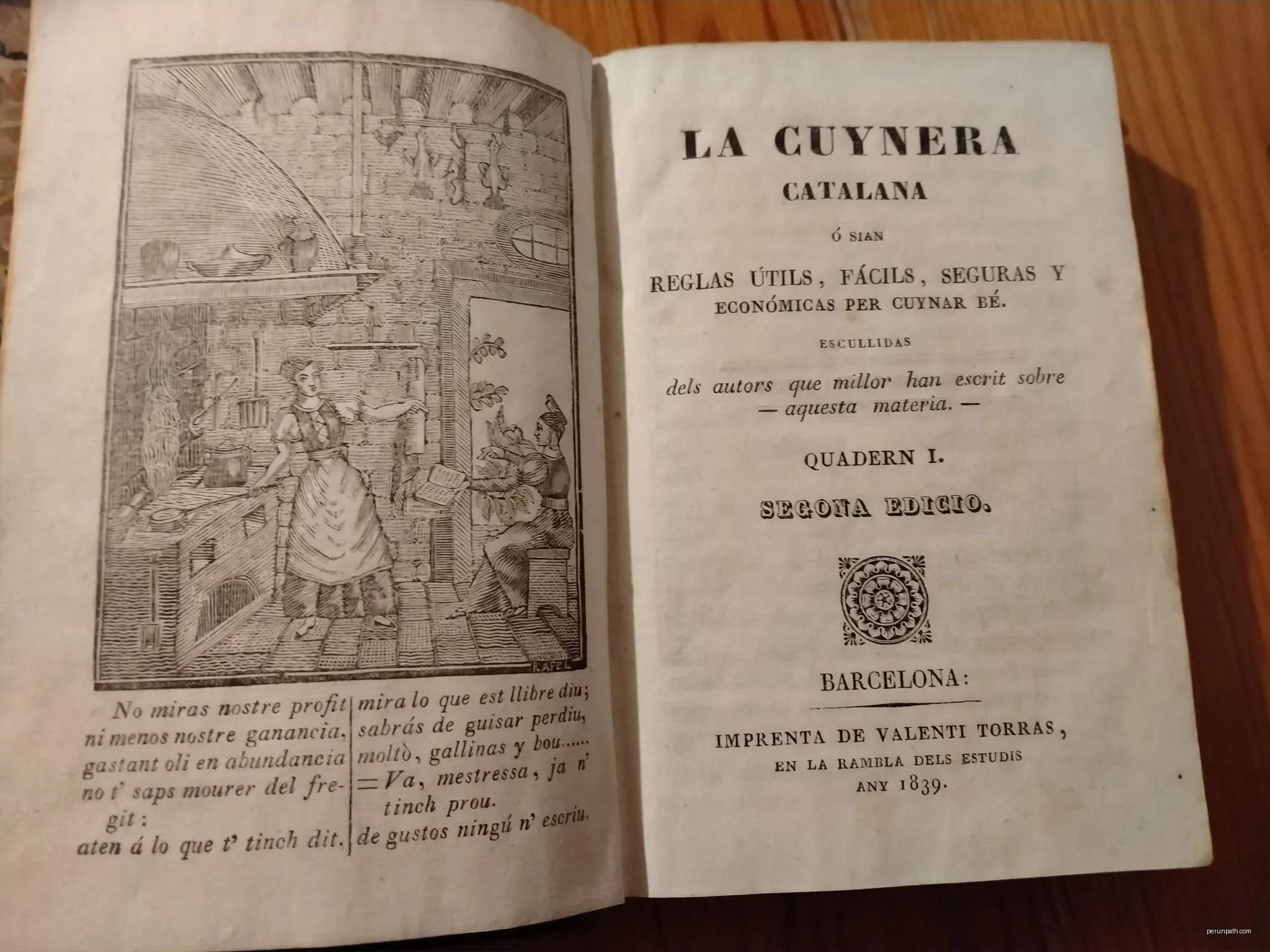 Portada del QUADERN I 2a edició 1839 | Autor: Josep Gallart Bau | Licencja: CC BY-SA 4.0 | Źródło: Wikimedia Commons
