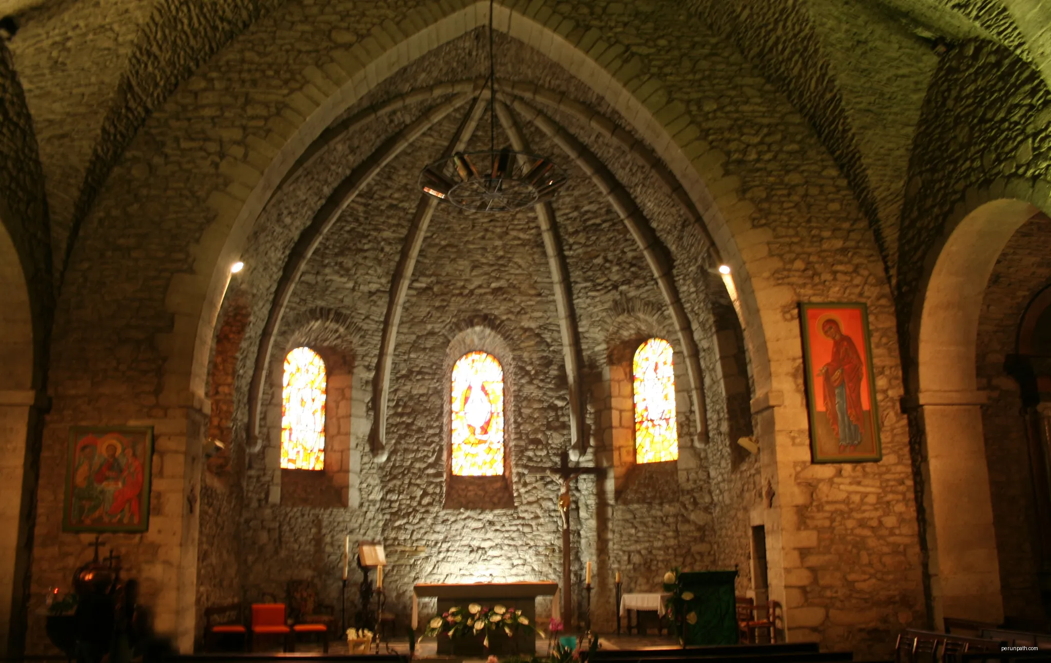 Lacaune (Tarn) - chœur de l'église Notre-Dame. | Autor: Fagairolles 34 | Licencja: CC BY-SA 4.0 | Źródło: Wikimedia Commons