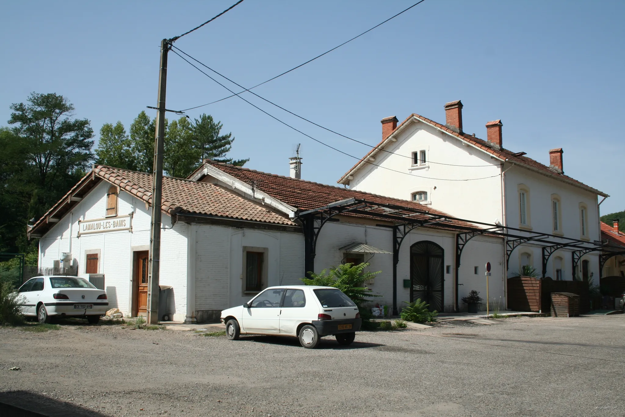 Lamalou-les-Bains - Hérault - ancienne gare. | Autor: Fagairolles 34 | Licencja: CC BY-SA 4.0 | Źródło: Wikimedia Commons
