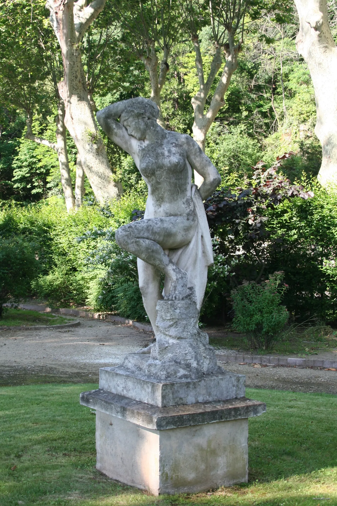 Lamalou-les-Bains - Hérault - statue. | Autor: Fagairolles 34 | Licencja: CC BY-SA 4.0 | Źródło: Wikimedia Commons