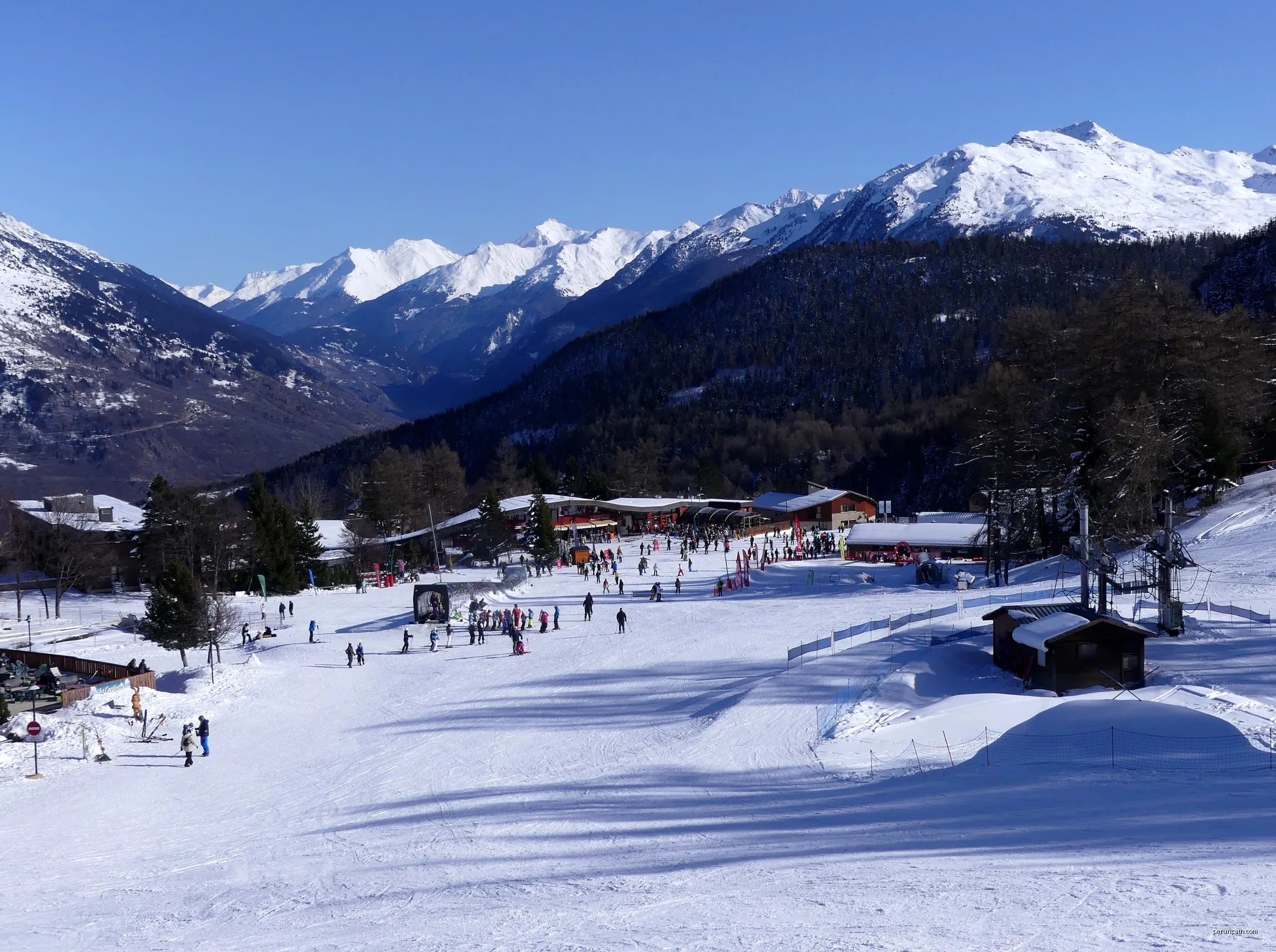 Croix d'Albiez en boucle
