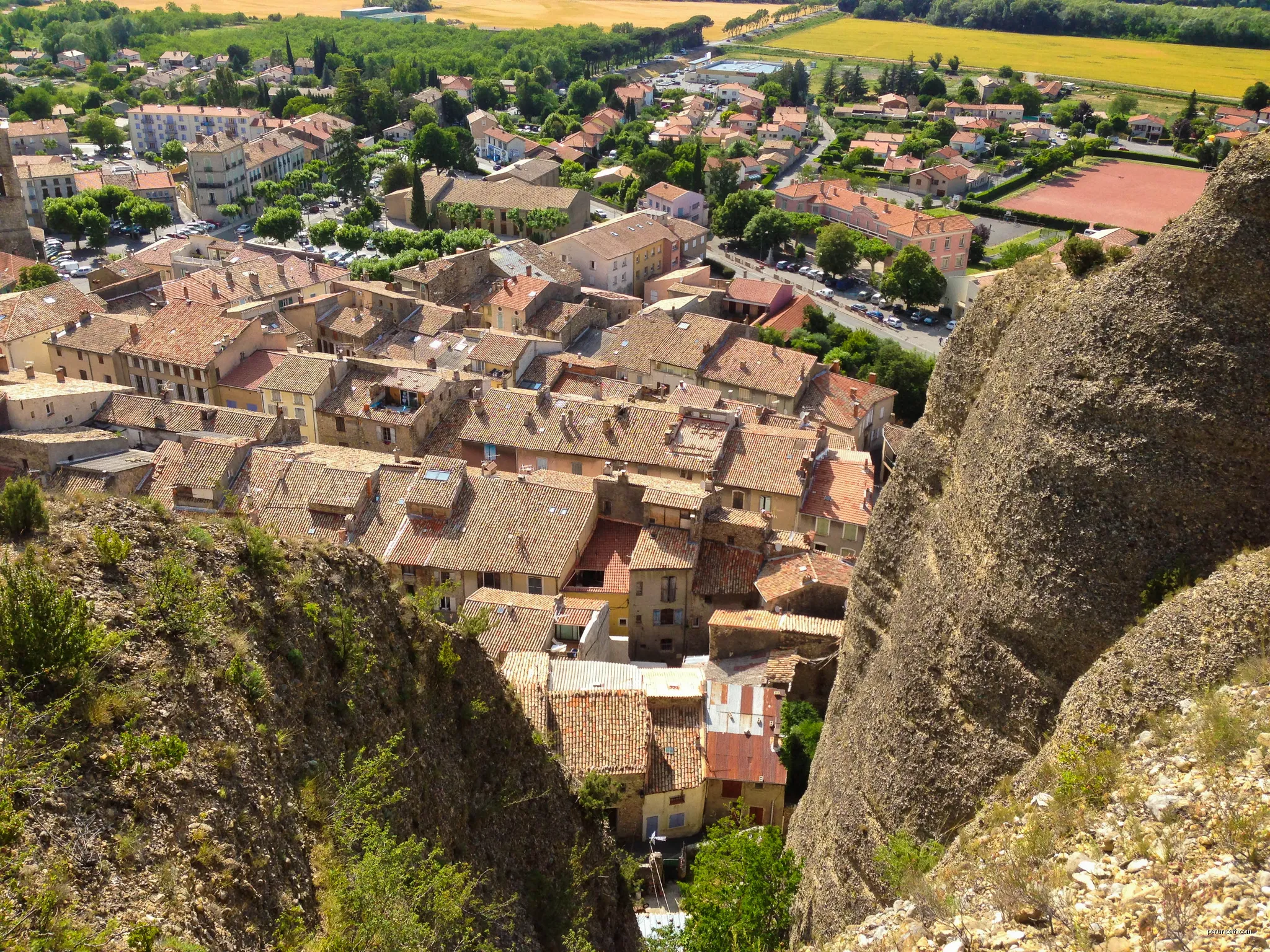 Le chemin de la Colle