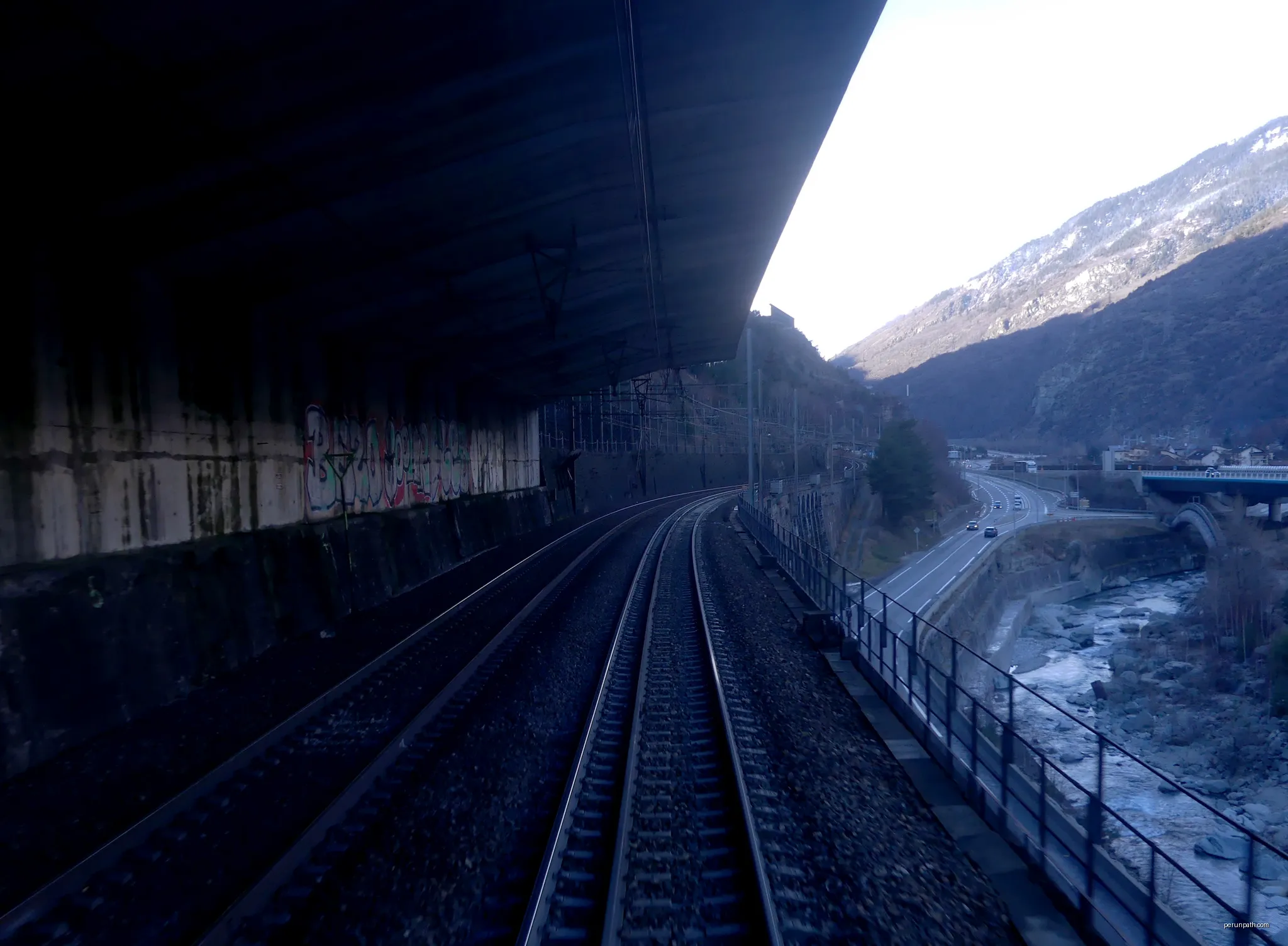 La piste de la Grande Roche