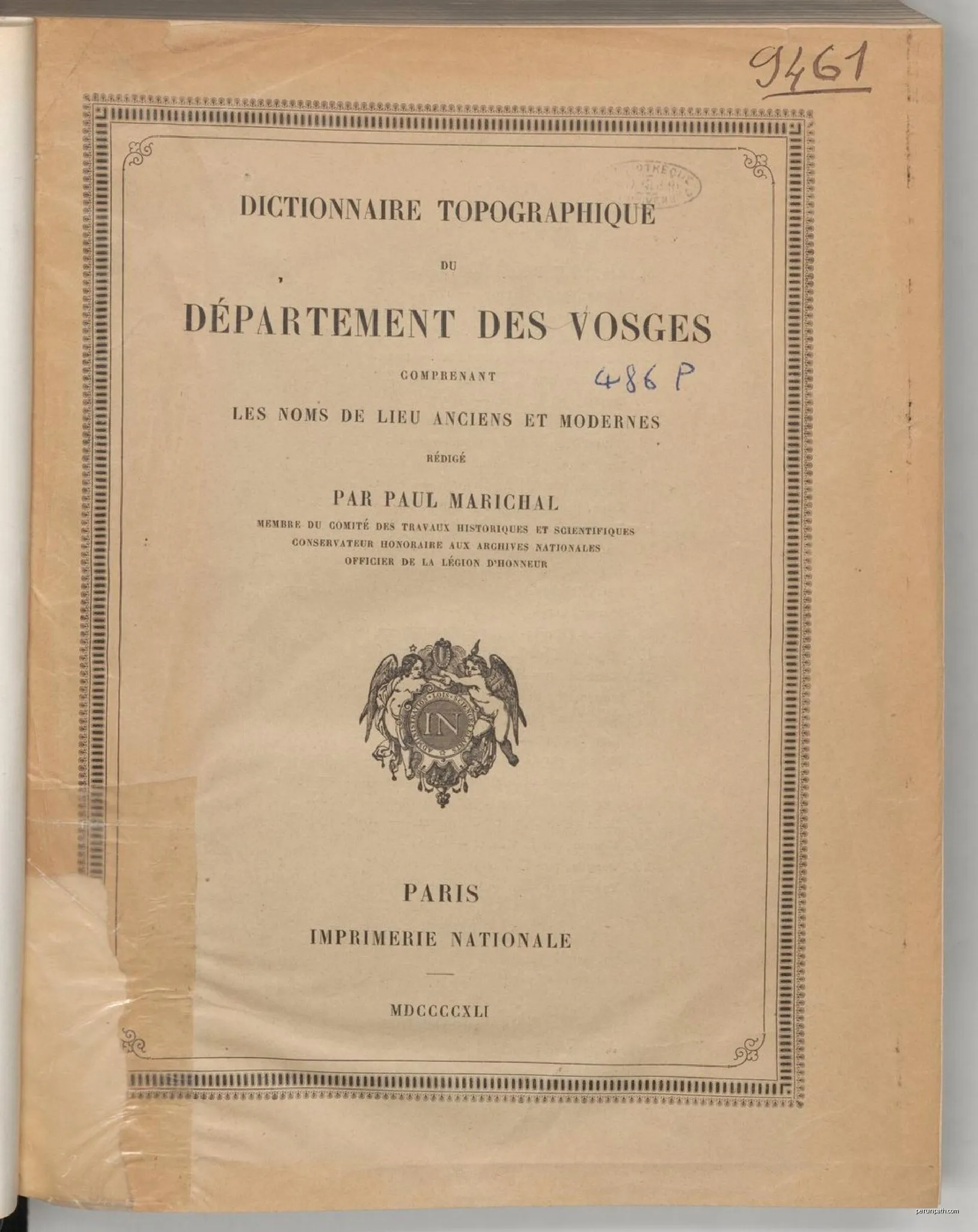Des Vosges aux Pyrénées, variante