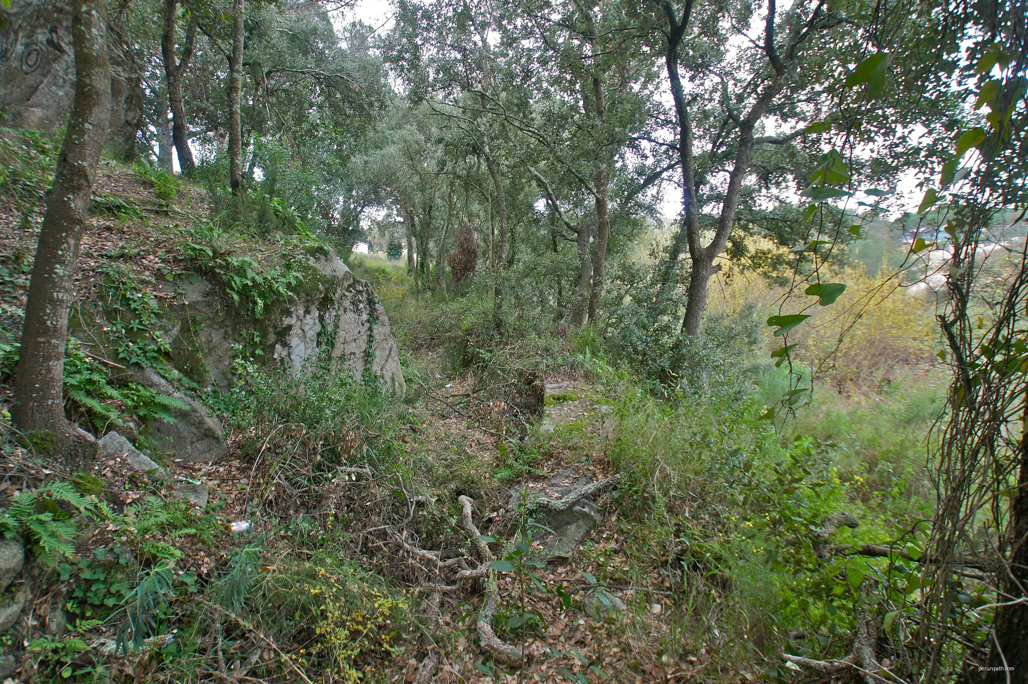 Calonge,  Catalonia: Ruins of the Mill race of the Molí Mayola | Autor: flamenc | Licencja: CC BY-SA 3.0 | Źródło: Wikimedia Commons