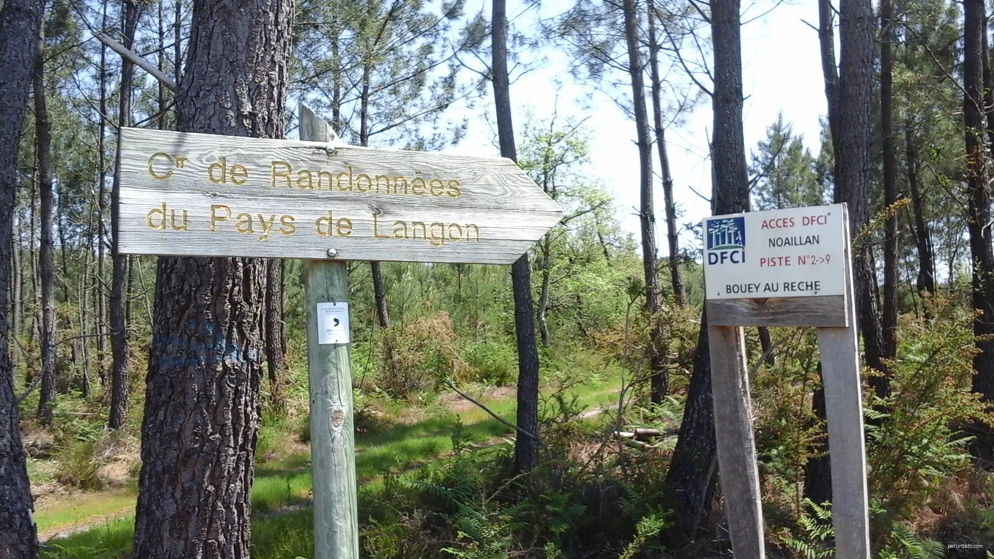 Boucle locale de Noaillan - chemin de randonnée (itinéraire incomplète)