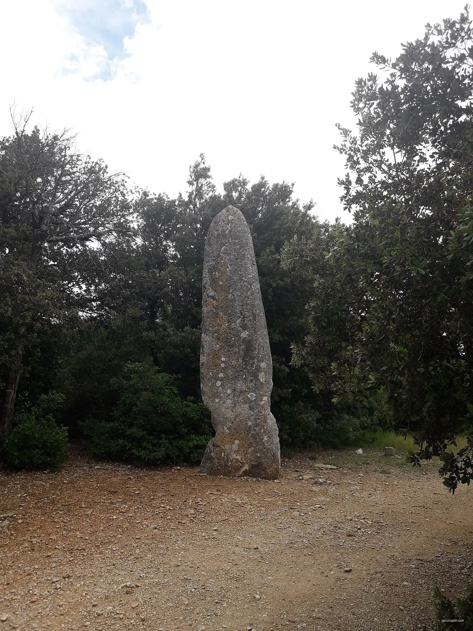 Le menhir, les Concluses