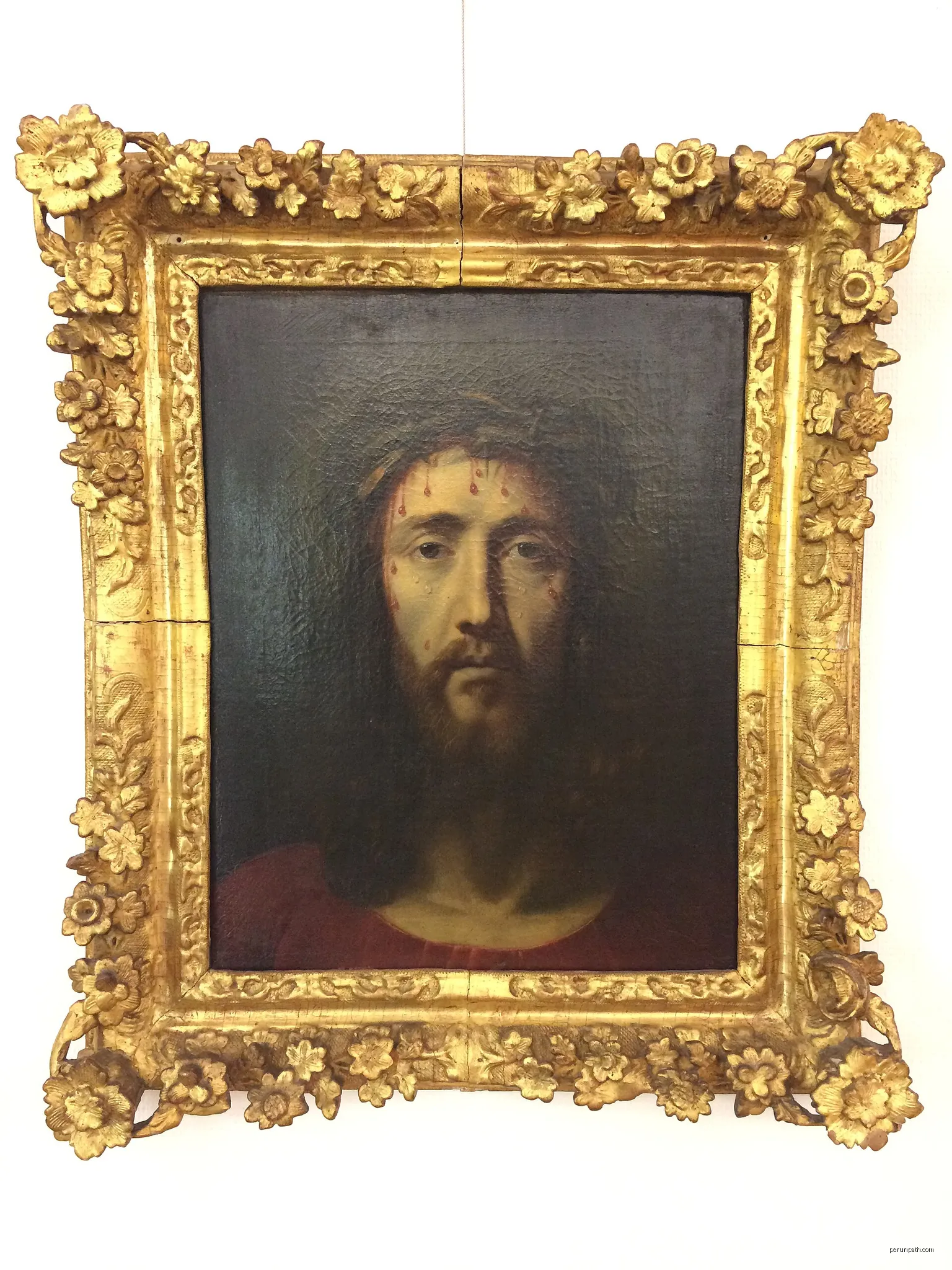 Philippe de Champaigne, Sainte Face, huile sur bois, milieu du XVIIe. Legs du Comte Alexandre de Musset, 1899, à la ville de Draguignan | Autor: Manet75 | Licencja: CC BY-SA 4.0 | Źródło: Wikimedia Commons
