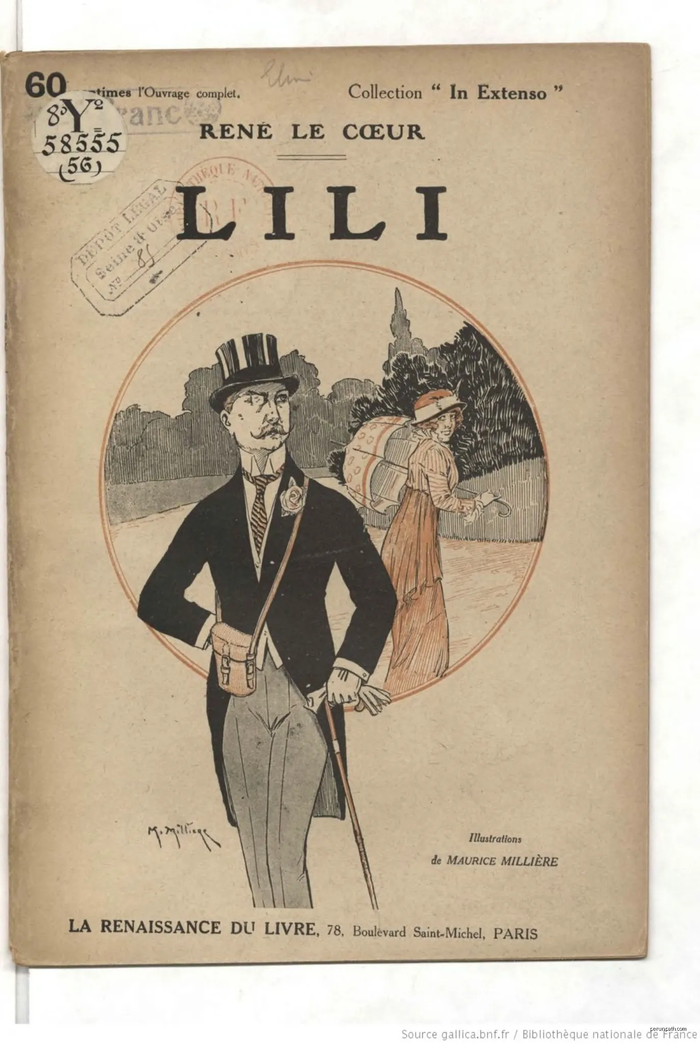 French illustrated novel by Rene le Coeur | Autor: Rene Le COeur | Licencja: Public domain | Źródło: Wikimedia Commons