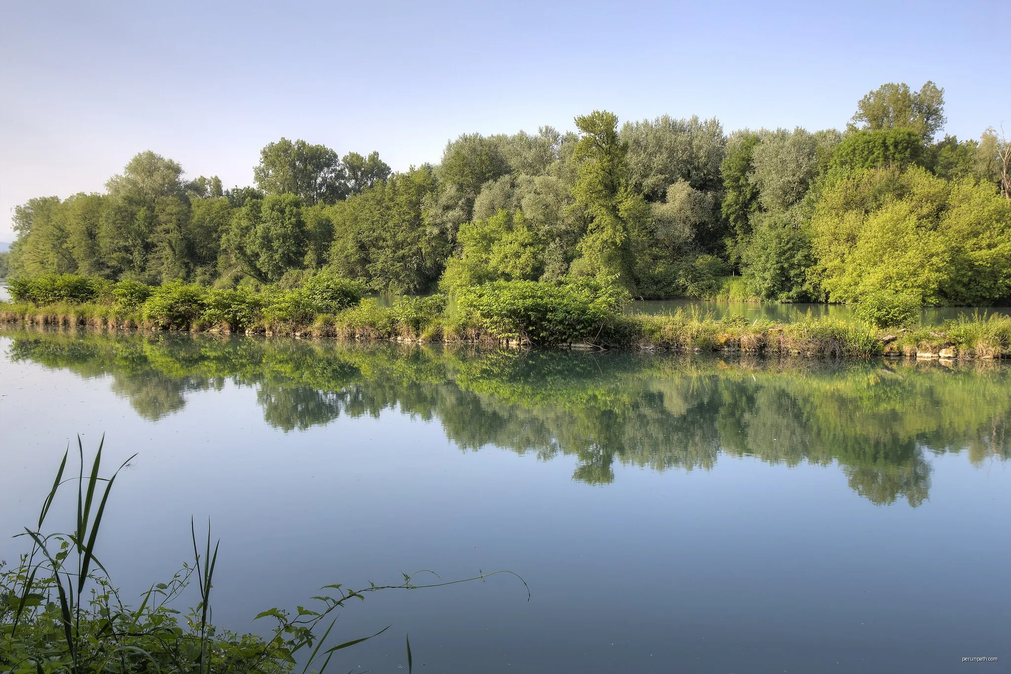 Sentier des lônes et îles du Haut-Rhône