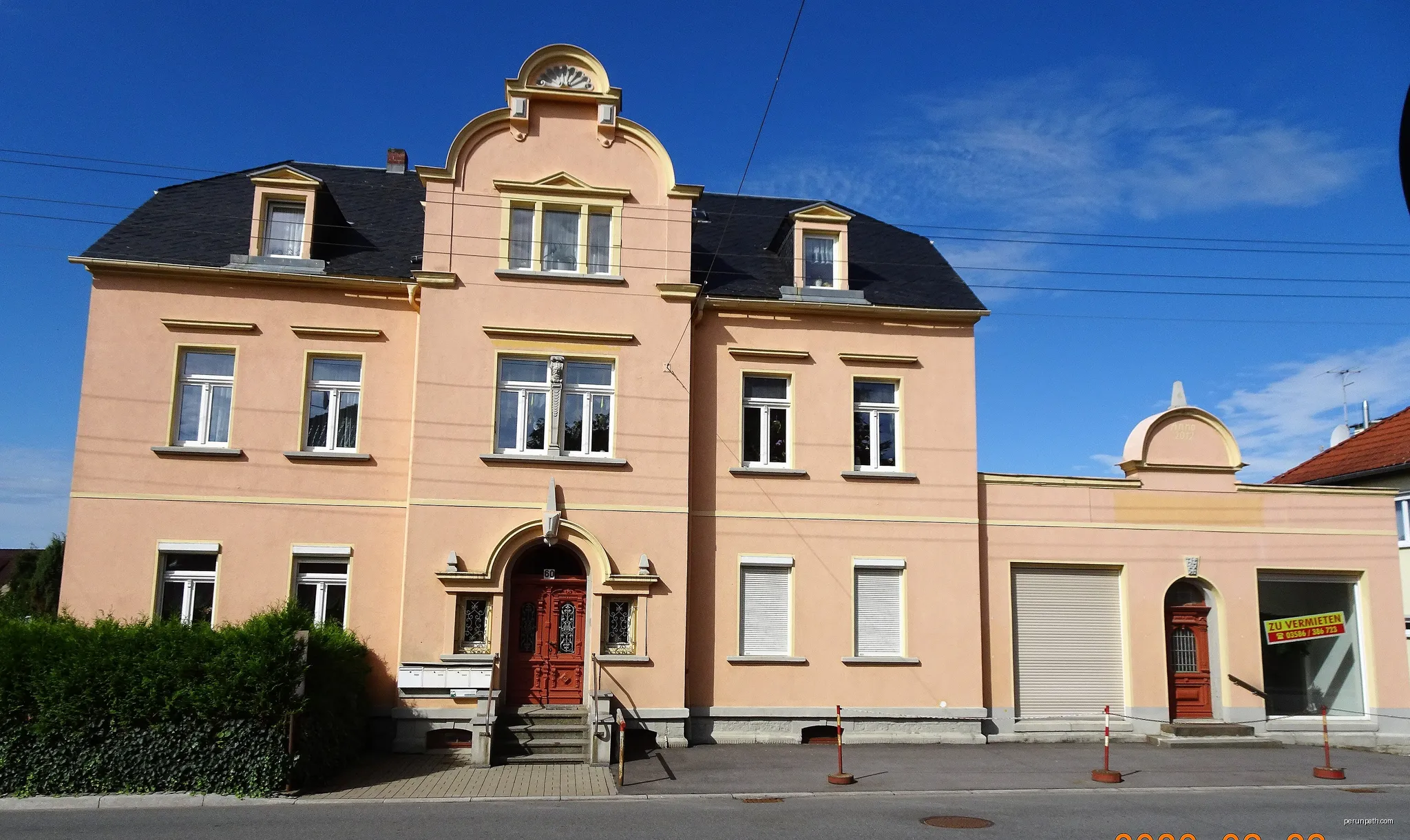Sachsenstraße 60 | Autor: Cieslak Jürgen | Licencja: CC BY-SA 3.0 | Źródło: Wikimedia Commons